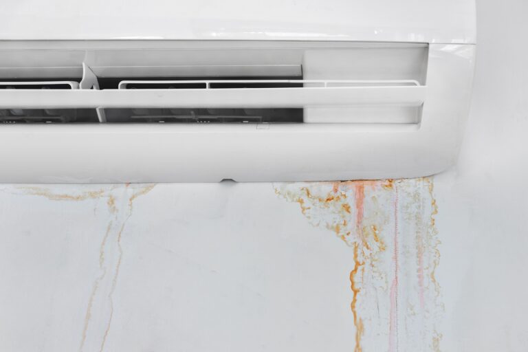 ductless AC leak