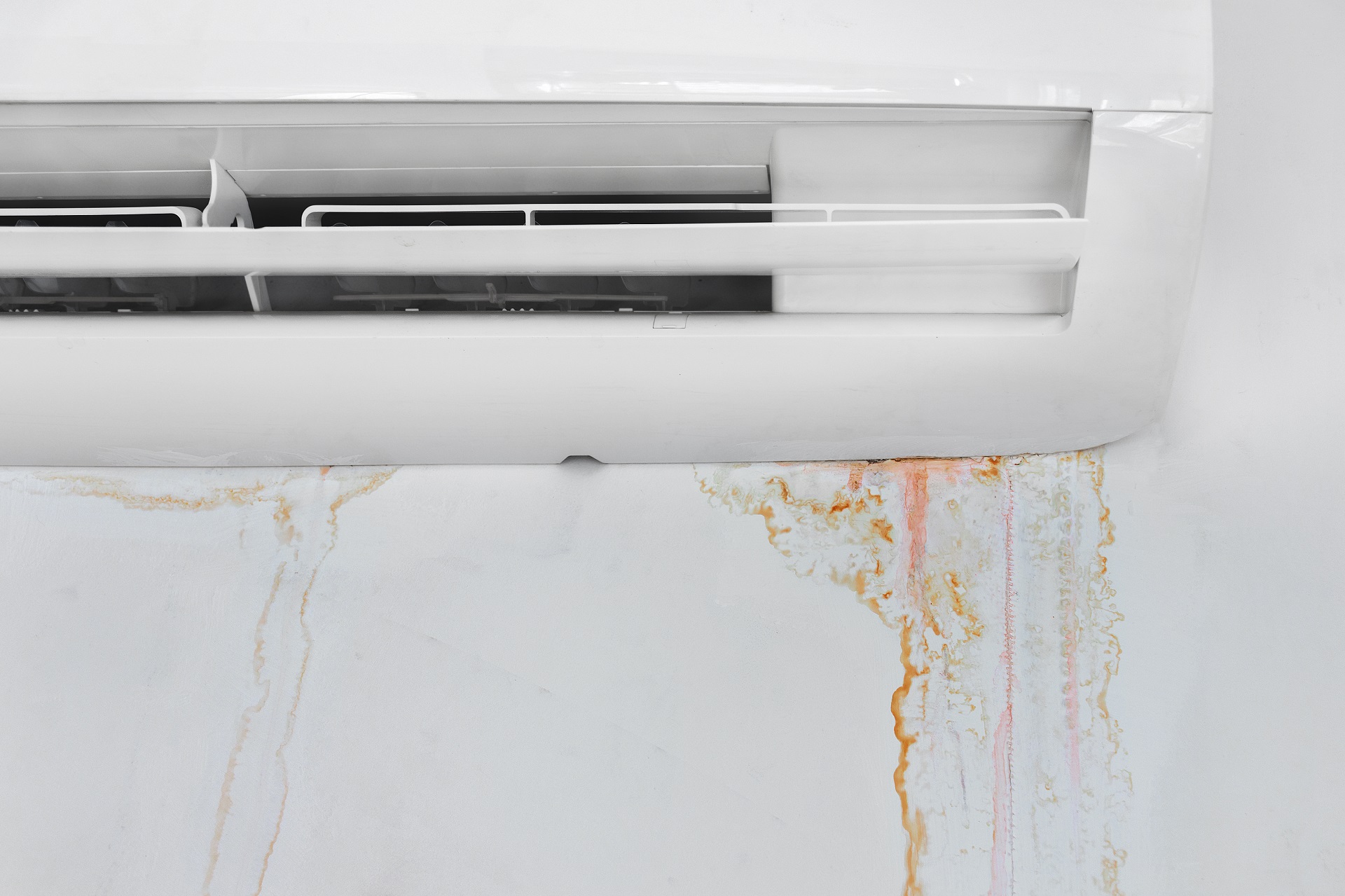 ductless AC leak